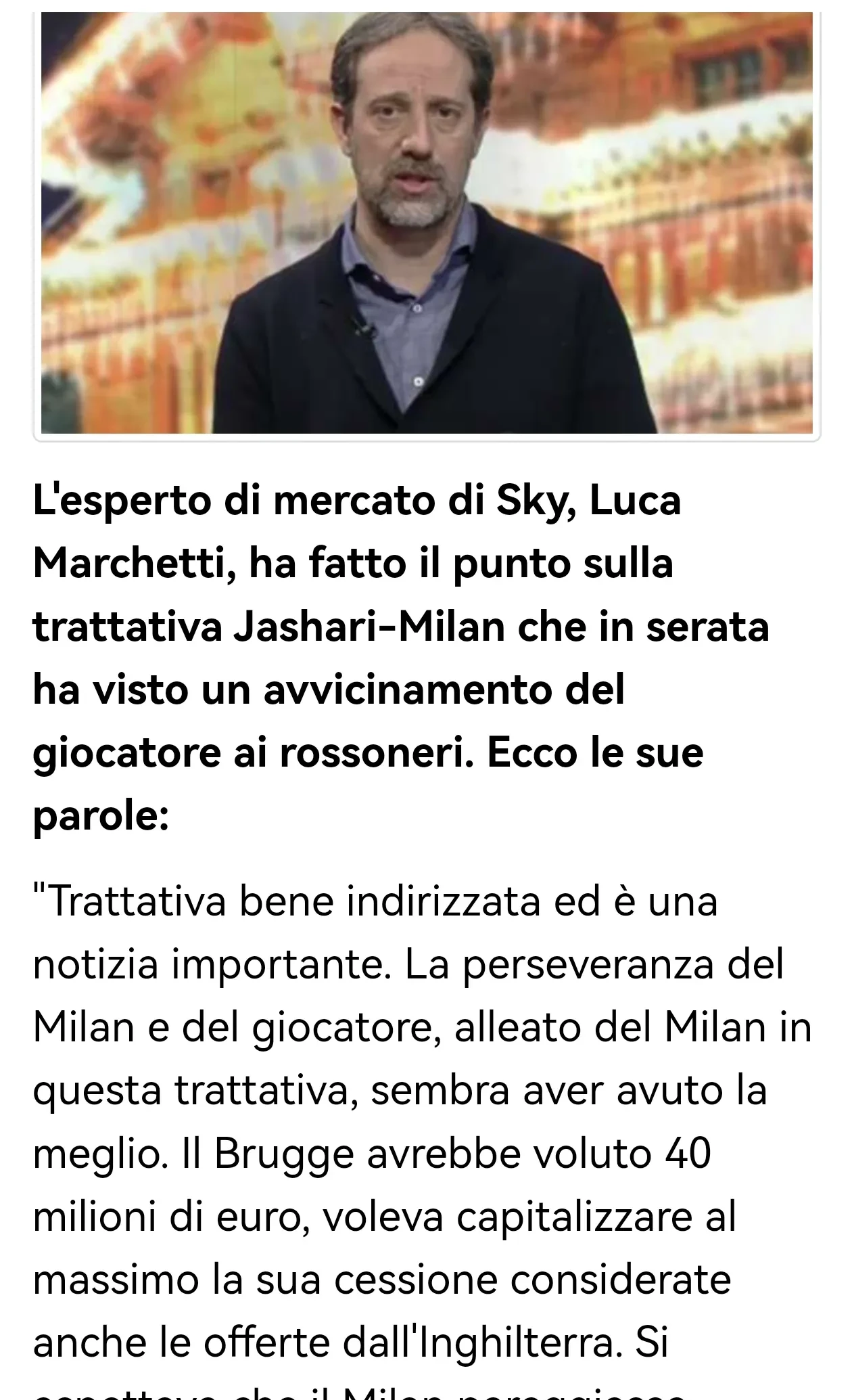 包含米兰修改对贾沙里报价球员一直在积极施压布鲁日推动加盟米兰的词条 第1张 包含米兰修改对贾沙里报价球员一直在积极施压布鲁日推动加盟米兰的词条 第1张