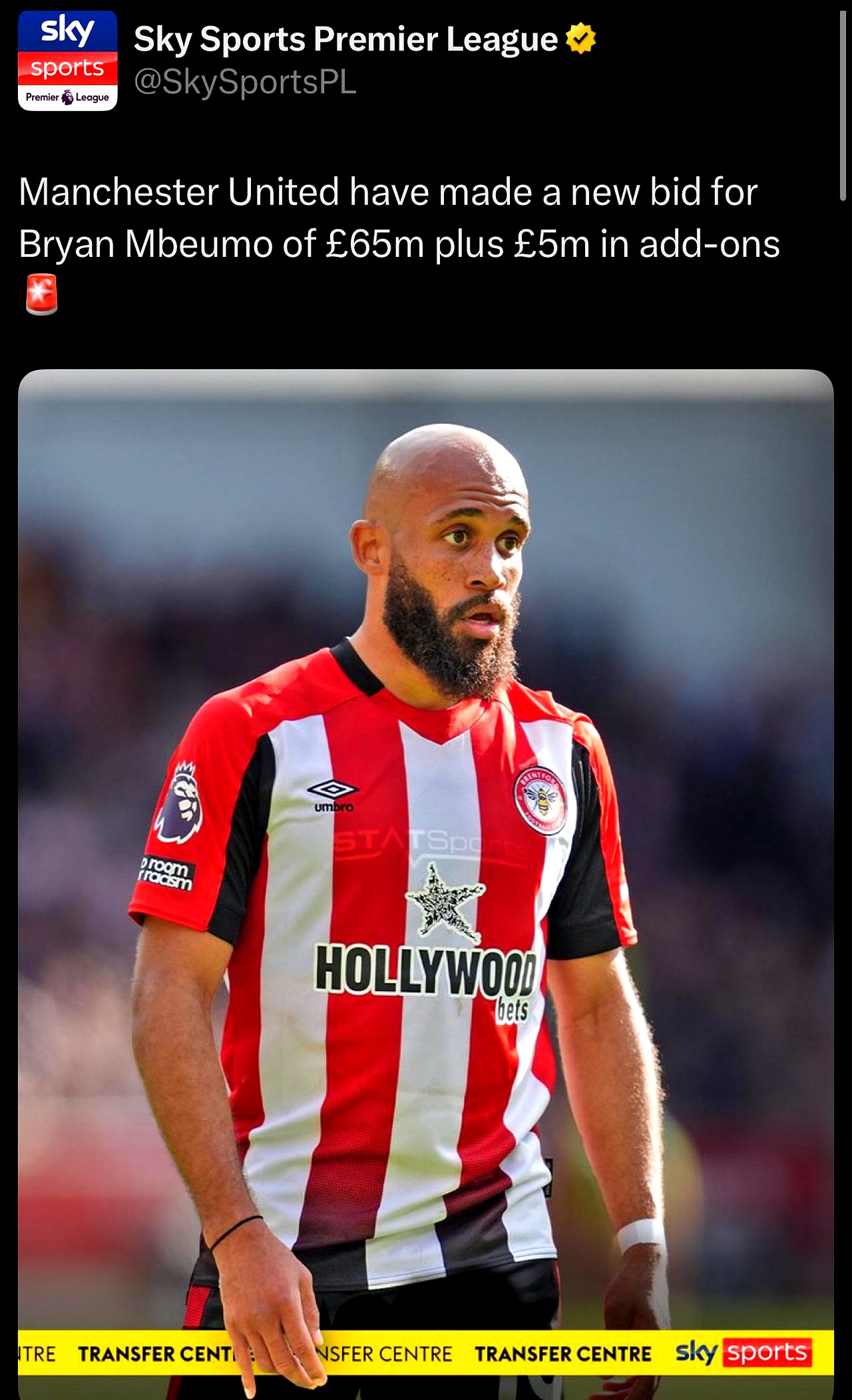 曝曼联提出租借大马丁被拒维拉倾向出售  第1张